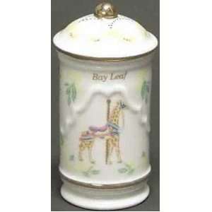    Lenox Porcelain Carousel Spice Jar   Bay Leaf