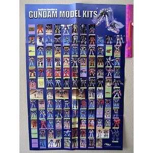 Oversized High Grade Gundam Model Poster   UC Universal Century & 9 