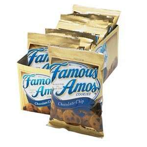 Famous Amos Chocolate Chip Cookies 2 oz/pk 8 pks/box:  