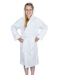 Soft Touch Linen Girls and Boys Kids Hooded Terry Turkish Robe 