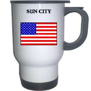  US Flag   Sun City, Arizona (AZ) White Stainless Steel 
