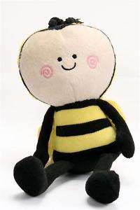Bumble Bee Dog/Pet Toy with Crinkly Wings Fleecey Plush  