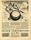 1943 Philco Charles G Werner Anti Axis Nazi Cartoon Ad