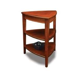  Leick Furniture 9009 Glazed Auburn Shield Tier Table