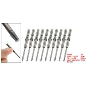   Magnetic 10 Pieces 5mm Point 60mm Length T8 Torx Screwdriver Bits
