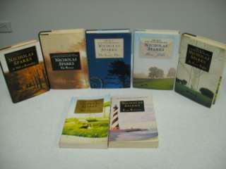 Lot of 7 NICHOLAS SPARKS FIRST EDITION Hardcover DEAR JOHN LUCKY ONE 