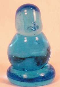 Azure BLUE BIRD BLOWN GLASS FIGURINE Ron Ray 1992 Nice  