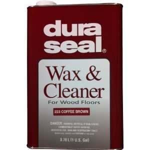  Dura Seal Wax & Cleaner   Coffee Brown   Gallon: Home 