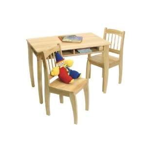  Lipper International Childs Rectangular Table and Set of 