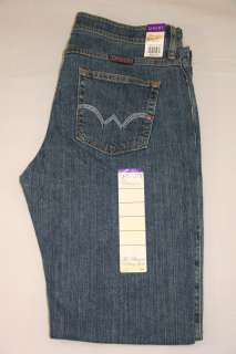 Wrangler Q BABY Apache Storm Mid Rise Stretch Boot Cut Womens Jeans 15 