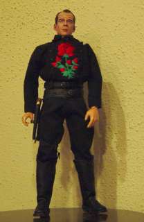 Custom Cowboy 1/6 Tom Mix Figure (Black outfit)  
