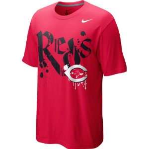  Cincinnati Reds Nike Red Tonal Graphic T Shirt