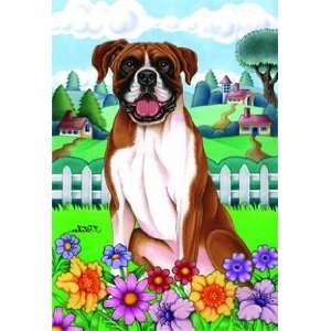  Boxer   by Tomoyo Pitcher, Spring Dog Breed 28 x 40 