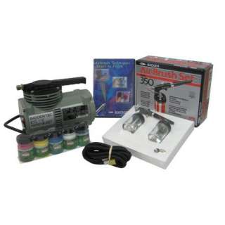 Badger Airbrush 350CHS5 Complete Hobby Airbrush System 047459035054 