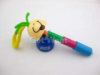   Egg Bean Retractable Keychain Writing Ball point Ballpoint Pen  