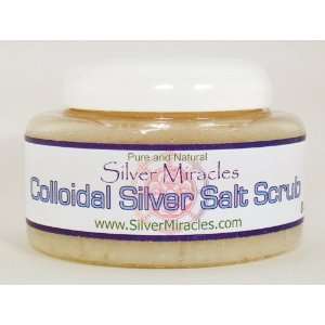  Colloidal Silver Salt Scrub   8 oz