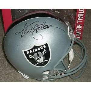 Ken Stabler Signed Helmet   Replica 