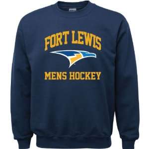  Fort Lewis College Skyhawks Navy Youth Mens Hockey Arch 