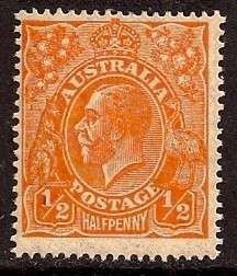 AUSTRALIA 1926 30 KING GEORGE V SC # 66a MVLH  
