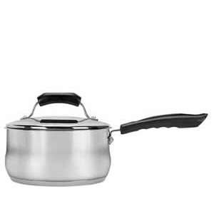  Berndes 2 Qt. Stainless Steel Covered Saucepan: Kitchen 