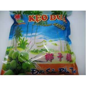 COCONUT Candy (Keo Dua)   Soft Chew Coconut Candy Value Pack (2 X 7 oz 