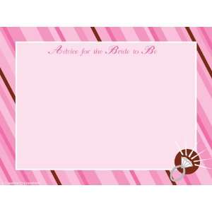  Bride 2 Be Advice Cards   Bridal Shower: Health & Personal 