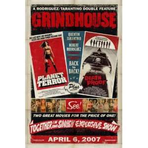  Grindhouse 27 X 40 Original Double Sided Movie Poster 
