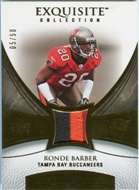   Upper Deck Exquisite Collection Patch Gold Ronde Barber /50  