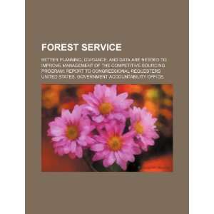  Forest Service better planning, guidance (9781234429966 