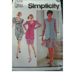  VARIATIONS SIZE 6 8 10 SIMPLICITY PATTERN 7658 Arts, Crafts & Sewing