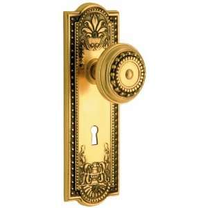   701807 Meadows Antique Brass Privacy Mortise Lock: Home Improvement