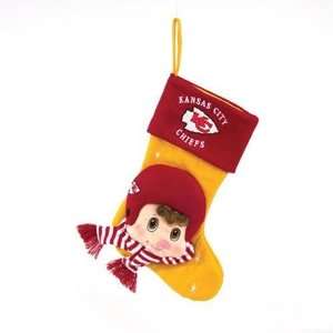  Kansas City Chiefs Baby Mascot Stocking: Home & Kitchen