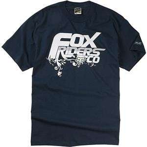    Fox Racing Hanging Garden T Shirt   X Large/Navy Automotive