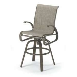   Cape May 6685 Outdoor Sling Bar Counter Swivel Chair: Home & Kitchen