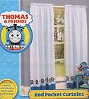 THOMAS THE TANK ENGINE Rod Pocket Curtains PAIR Lic
