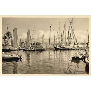  1937 Fishing Boats Pescadores Salvador Bahia Brazil 