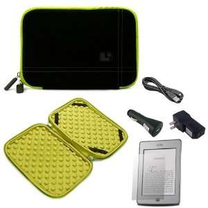  Slim Soft Suede Cover Carrying Sleeve Case with Extra Accessory Back 