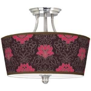  Stacy Garcia Florentia Wild Berry Tapered Drum Ceiling 