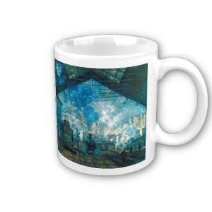  The Station Saint Lazare By Claude Monet Coffee Cup 