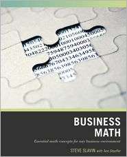   Business Math, (0470007192), Steve Slavin, Textbooks   