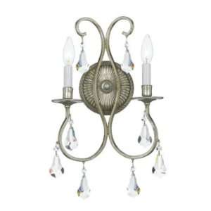  By Crystorama Lighting Maria Theresa Collection Old Silver 