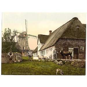  The mill at Munkmarsch,Sylt,Schleswig Holstein,Germany 