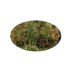  The Grove By Vincent Van Gogh Oval Sticker Everything 