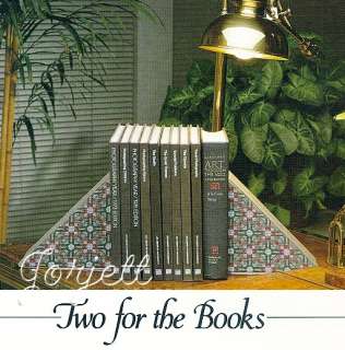 Two for the Books bookend cross stitch pattern  
