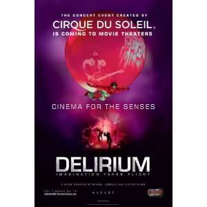 Cirque du Soleil: Delirium (2008), Original Double sided Movie Theatre 
