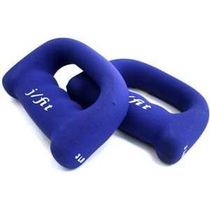  Neoprene Grip Weight 3 lb (Pair)   Blue, Size 3 lbs 