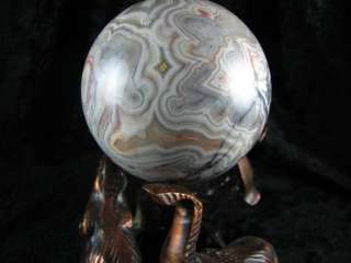 ITEM Crazy Lace Agate Sphere SIZE 80 mm WEIGHT 