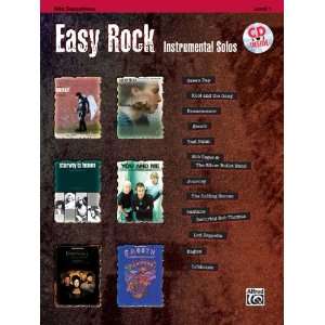  Alfred Easy Rock Instrumental Solos Level 1 Alto Sax Book 