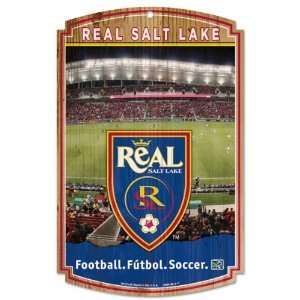  Real Salt Lake 11x17 Wood Sign: Sports & Outdoors