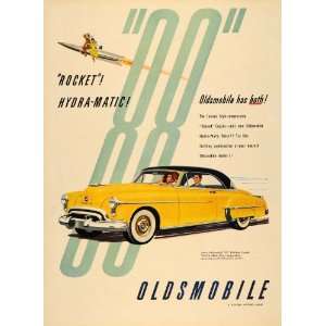   Rocket Automobile Car Coupe Engine   Original Print Ad